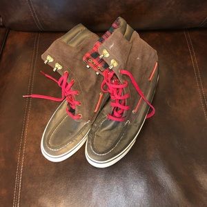 Sperry Top-Sider Aucklins Corduroy Plaid Moc Boots